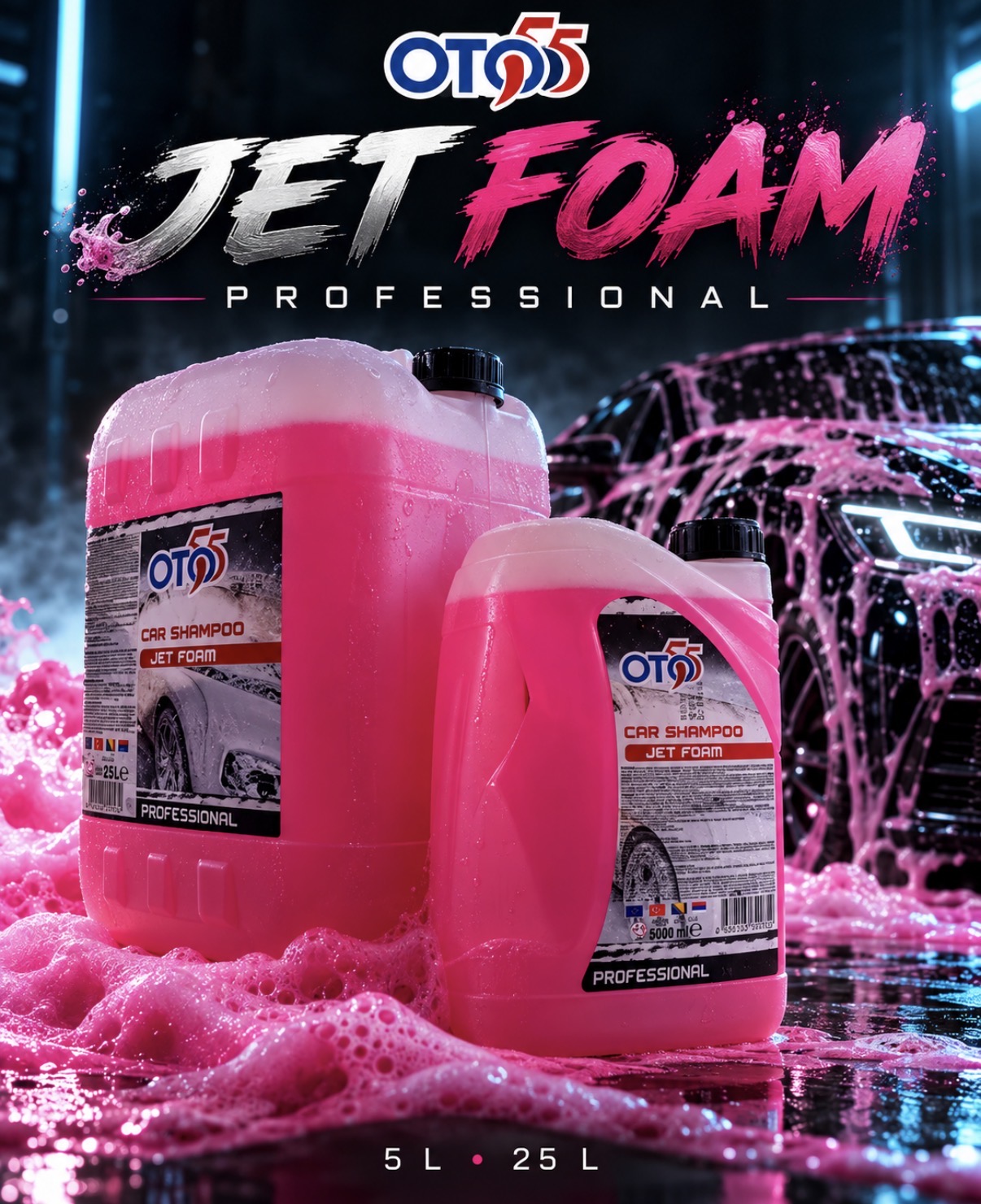 Aktivni šampon JET FOAM ECO