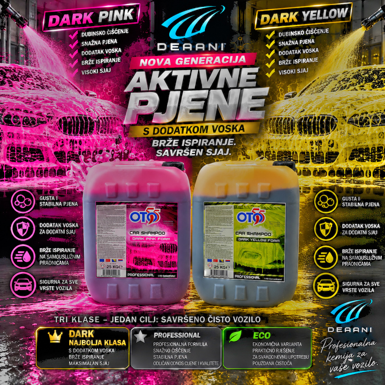 Aktivna pjena DARK PINK